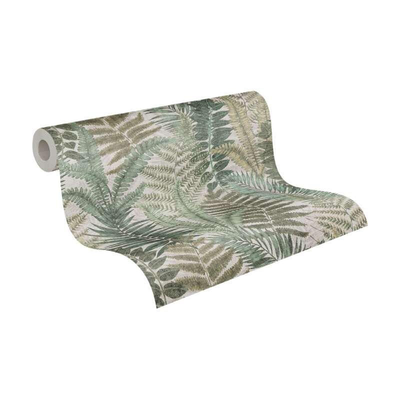 Tapete Grün, Beige, Creme livingwalls Vliestapete (1044847)