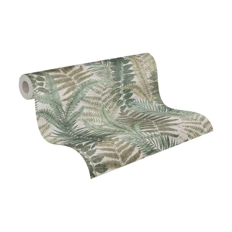 Tapete Grün, Beige, Creme livingwalls Vliestapete (1044847)