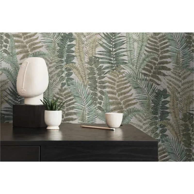 Tapete Grün, Beige, Creme livingwalls Vliestapete (1044847)