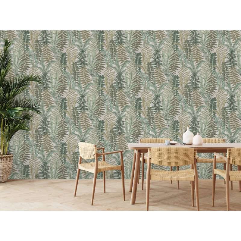 Tapete Grün, Beige, Creme livingwalls Vliestapete (1044847)