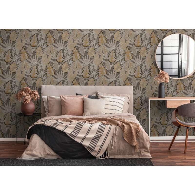 Tapete Braun, Greige livingwalls Vliestapete (1044841)