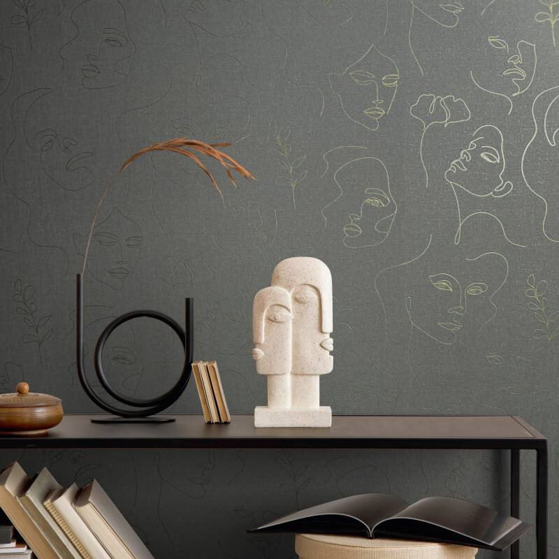 Tapete Grau, Silber Novamur Vliestapete (1044837)