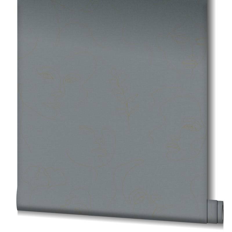 Tapete Grau, Silber Novamur Vliestapete (1044837)