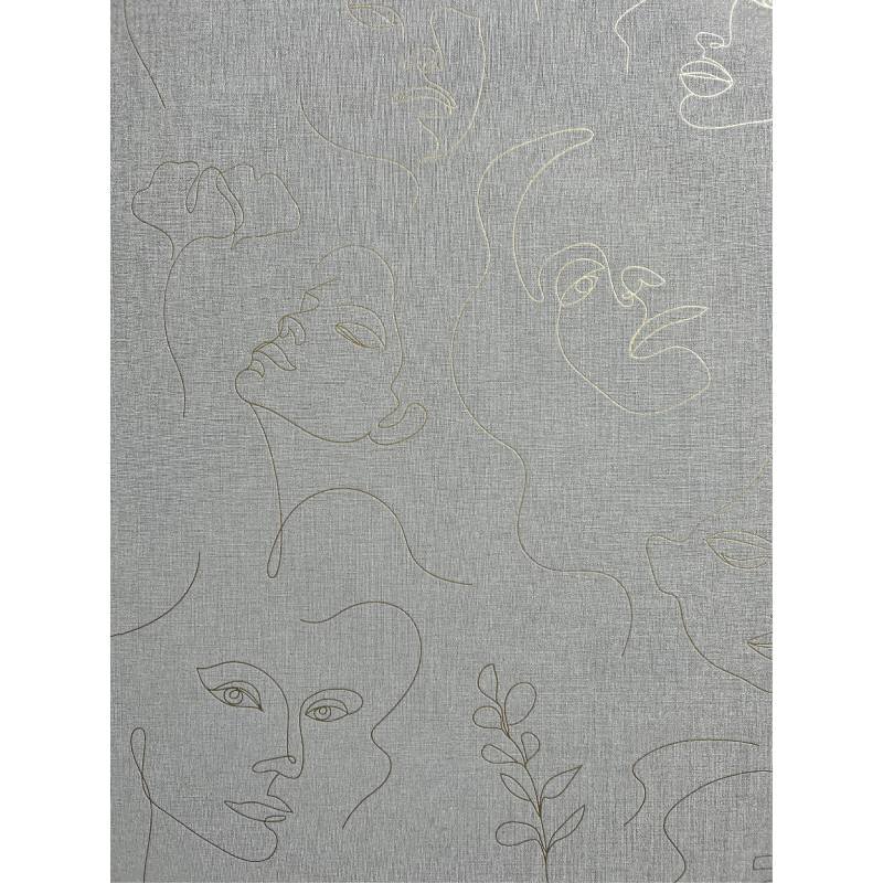 Tapete Grau, Silber Novamur Vliestapete (1044837)