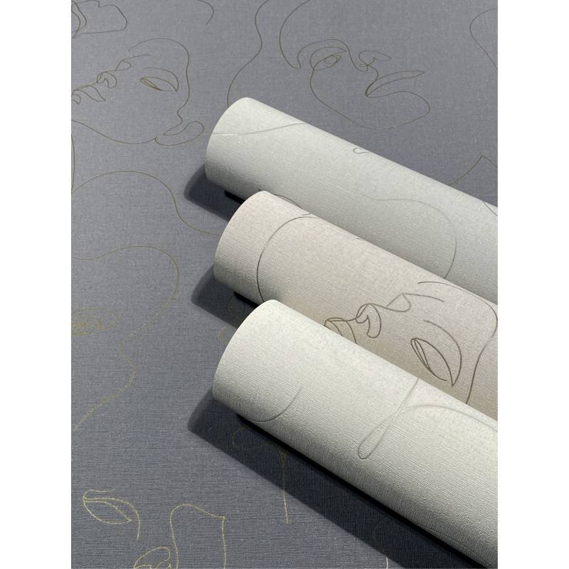 Tapete Grau, Silber Novamur Vliestapete (1044837)