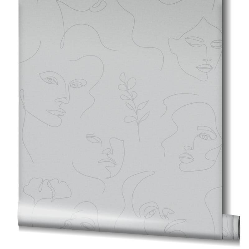 Tapete Grau, Silber Novamur Vliestapete (1044835)