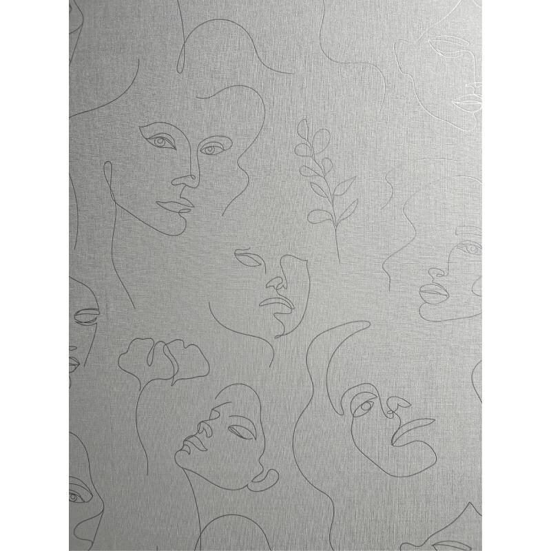 Tapete Grau, Silber Novamur Vliestapete (1044835)