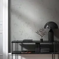 Tapete Grau, Silber Novamur Vliestapete (1044835)