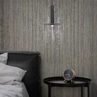 Tapete Grau, Silber, Gold, Kupfer Novamur Vliestapete...