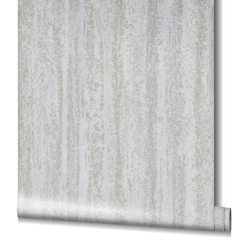 Tapete Weiß, Grau, Silber Novamur Vliestapete (1044822)