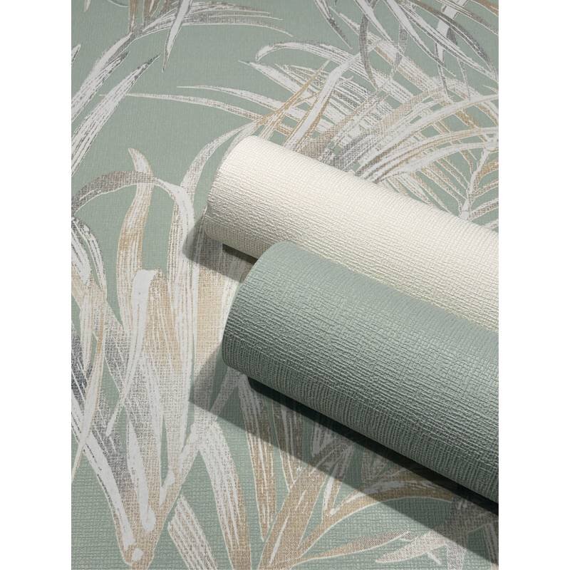 Tapete Grün, Beige, Creme Novamur Vliestapete (1044816)