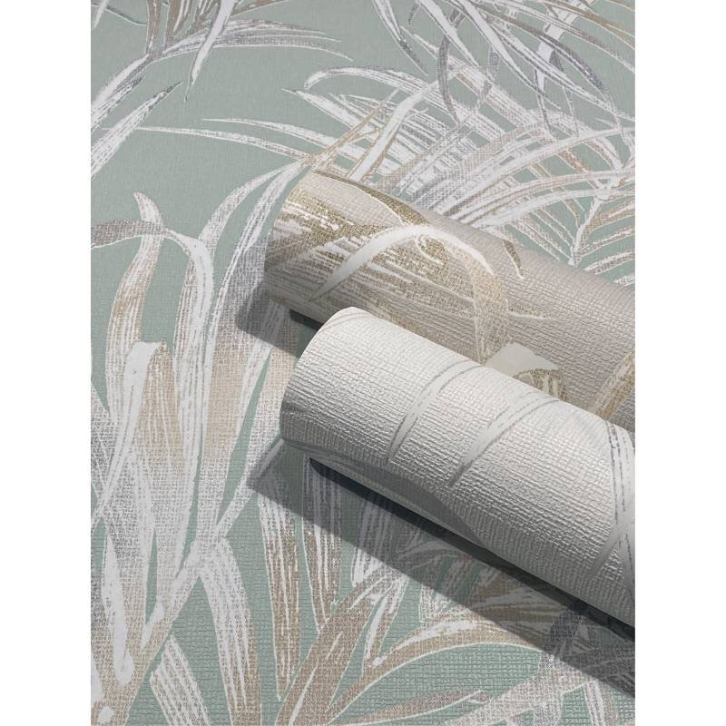 Tapete Grün, Beige, Creme Novamur Vliestapete (1044816)