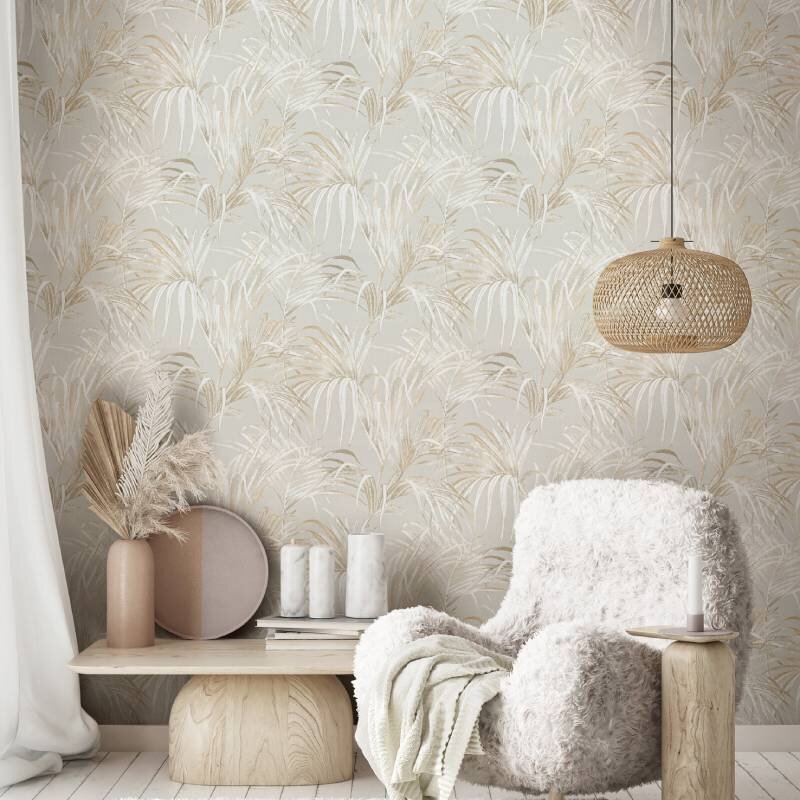 Tapete Beige, Creme, Grau Novamur Vliestapete (1044815)