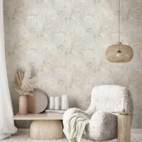 Tapete Beige, Creme, Grau Novamur Vliestapete (1044815)