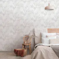 Tapete Beige, Creme, Wei&szlig; Novamur Vliestapete...