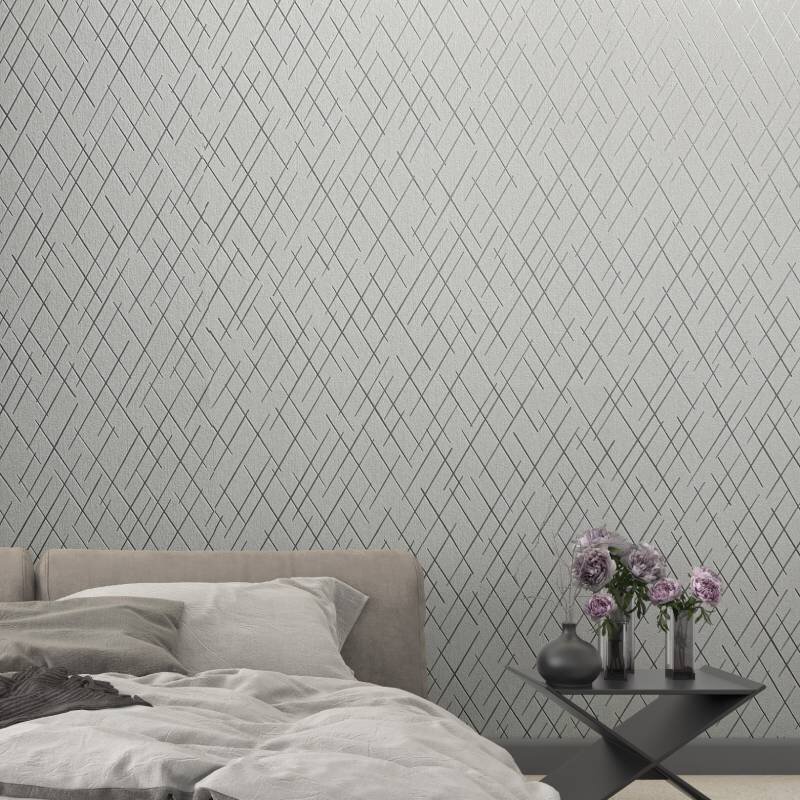 Tapete Beige, Creme, Grau, Silber Novamur Vliestapete (1044808)