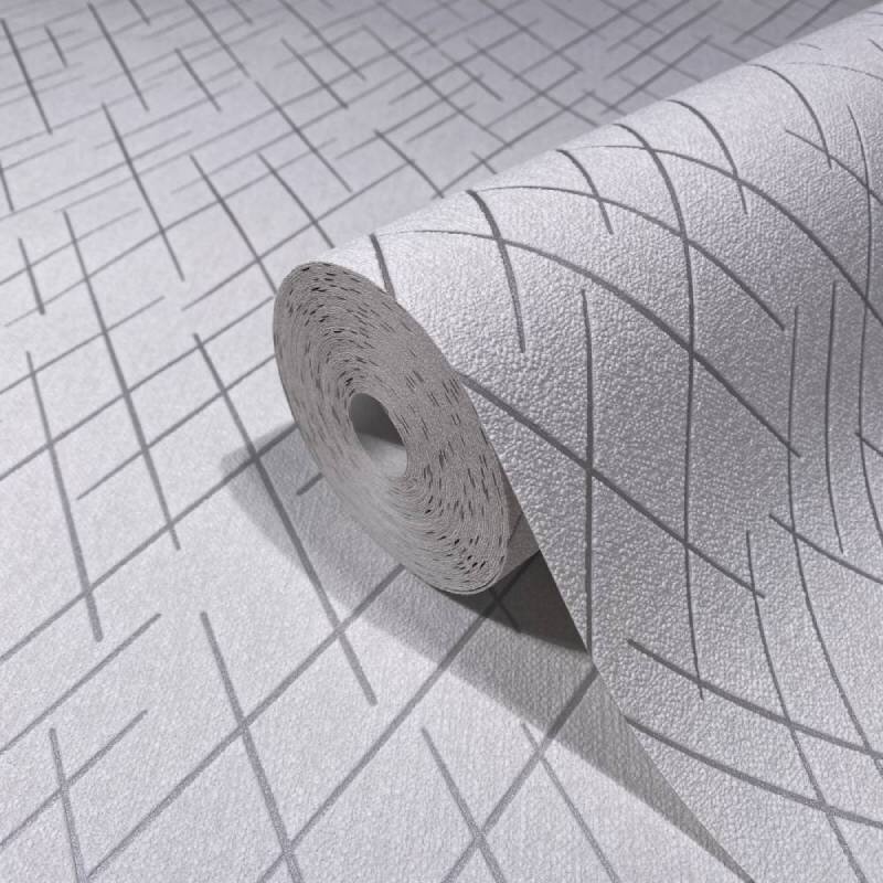 Tapete Beige, Creme, Grau, Silber Novamur Vliestapete (1044808)