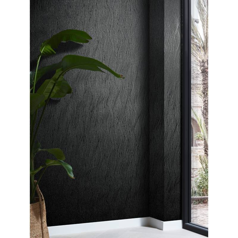 Tapete Grau, Silber, Schwarz, Anthrazit Novamur Vliestapete (1044807)