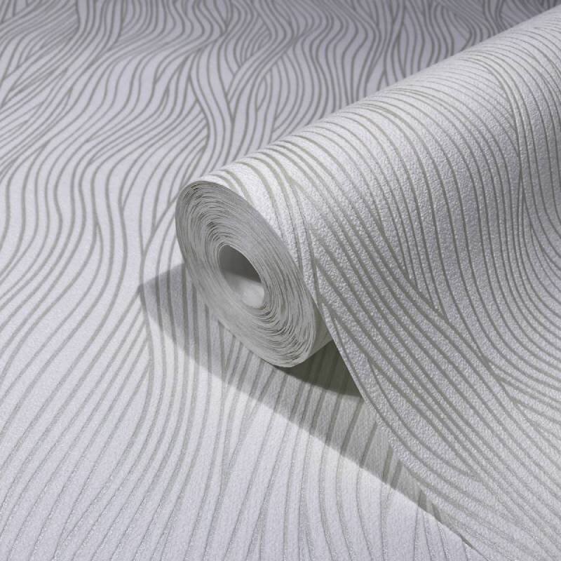 Tapete Weiß Novamur Vliestapete (1044805)