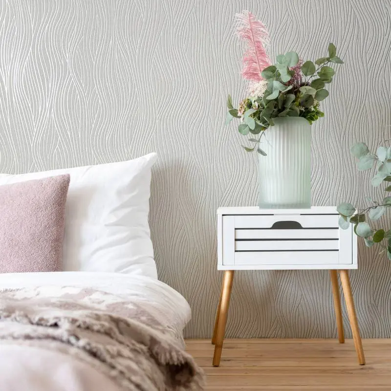 Tapete Weiß Novamur Vliestapete (1044804)