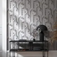 Tapete Grau, Blau Novamur Vliestapete (1044797)