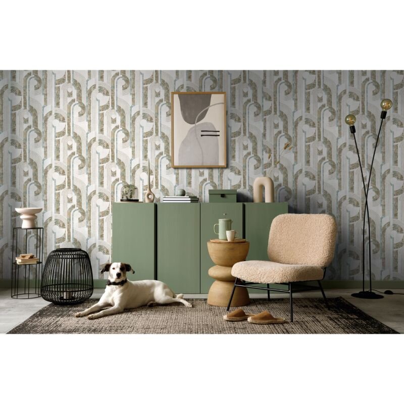 Tapete Greige, Braun Novamur Vliestapete (1044796)