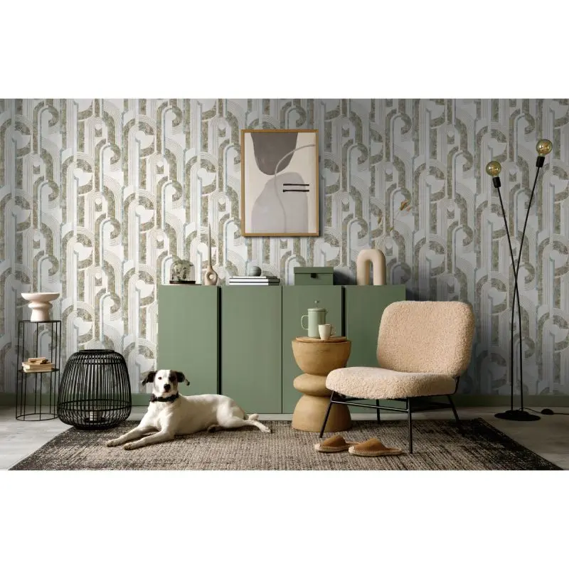 Tapete Greige, Braun Novamur Vliestapete (1044796)