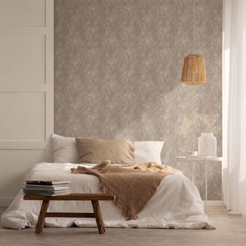 Tapete Braun, Grau Novamur Vliestapete (1044788)