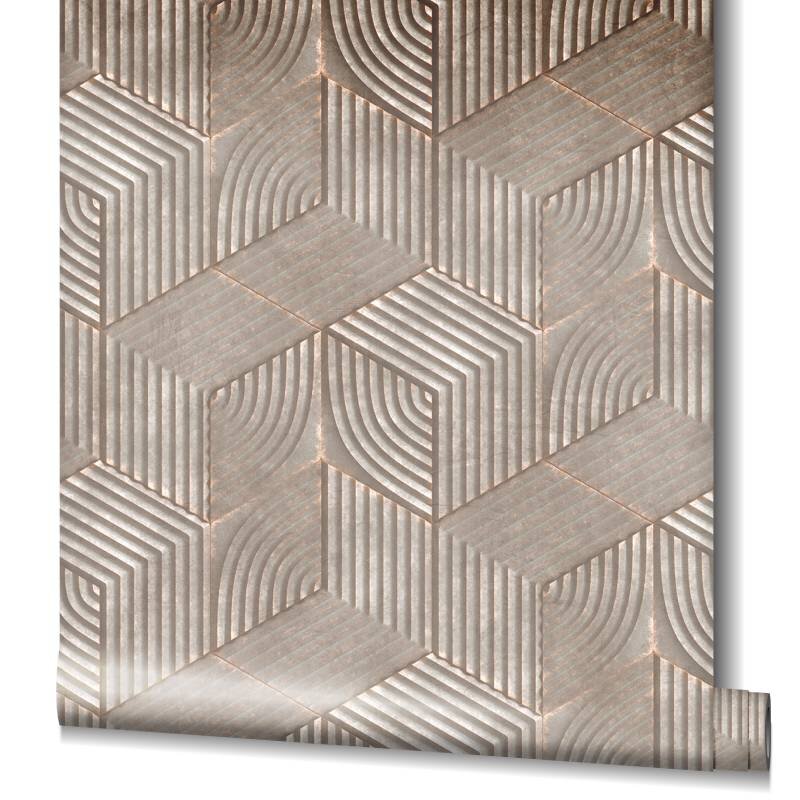 Tapete Braun, Grau Novamur Vliestapete (1044788)