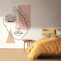 Digitaldruck-Tapete Apricot, Wei&szlig; Novamur (1044775)