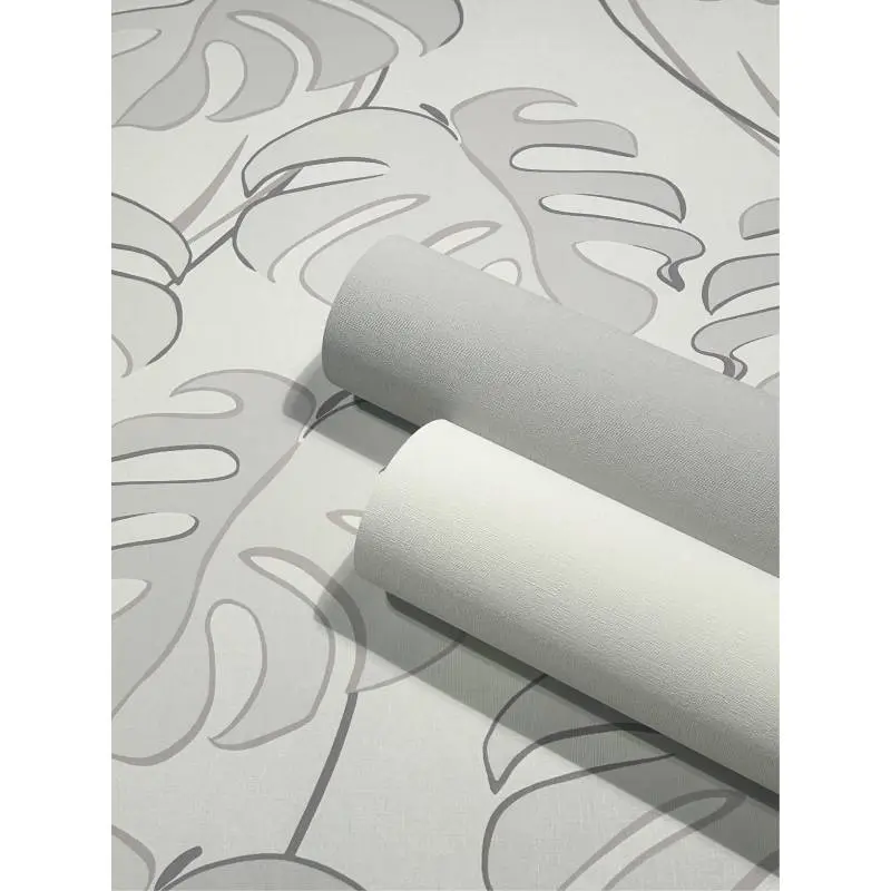 Tapete Grau, Weiß Novamur Vliestapete (1044771)