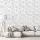 Tapete Grau, Weiß Novamur Vliestapete (1044771)