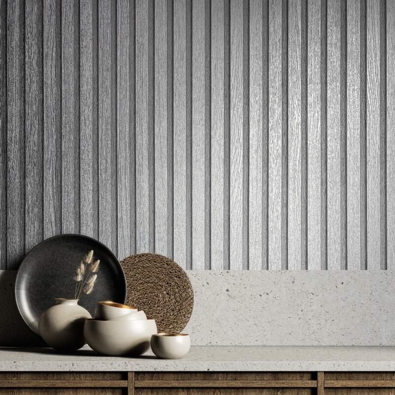 Tapete Grau, Silber Marburg Vliestapete (1044767)