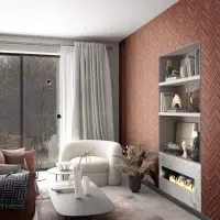 Tapete Rotbraun Marburg Vliestapete (1044752)