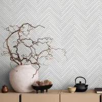 Tapete Wei&szlig;, Elfenbein Marburg Vliestapete (1044748)