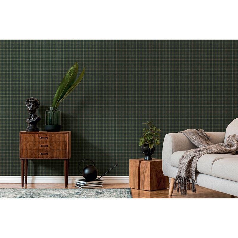 Tapete Grün, Schwarz, Anthrazit Architects Paper Vliestapete (1043497)