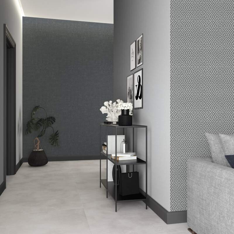 Tapete Schwarz, Anthrazit Marburg Vliestapete (1044712)