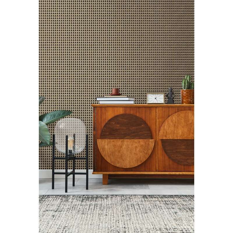 Tapete Beige, Creme,  Schwarz, Anthrazit Marburg Vliestapete (1044688)