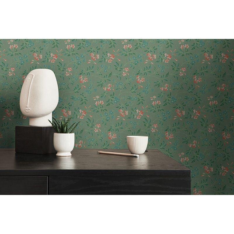 Tapete Blau, Grün, Petrol, Rosa, Rose, Rot Architects Paper Vliestapete (1043491)