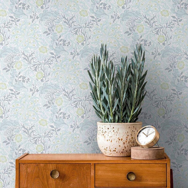 Tapete Grau, Silber, Grün, Pastellfarben Architects Paper Vliestapete (1043477)