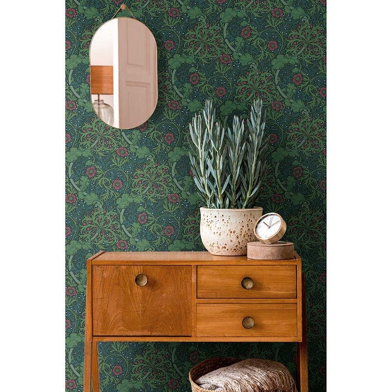 Tapete Blau, Grün, Petrol, Rot Architects Paper Vliestapete (1043474)