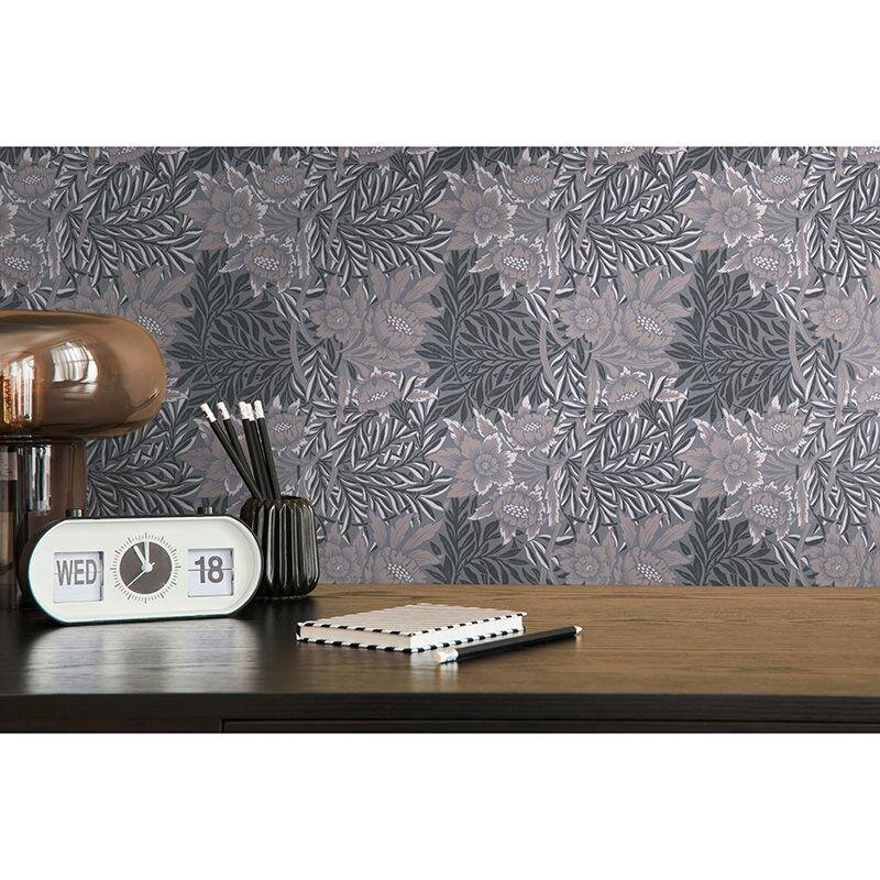 Tapete Grau, Silber, Greige, Schwarz, Anthrazit Architects Paper Vliestapete (1043473)