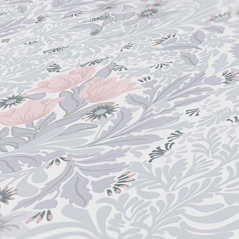 Tapete Grau, Silber, Rosa, Rose Architects Paper Vliestapete (1043468)