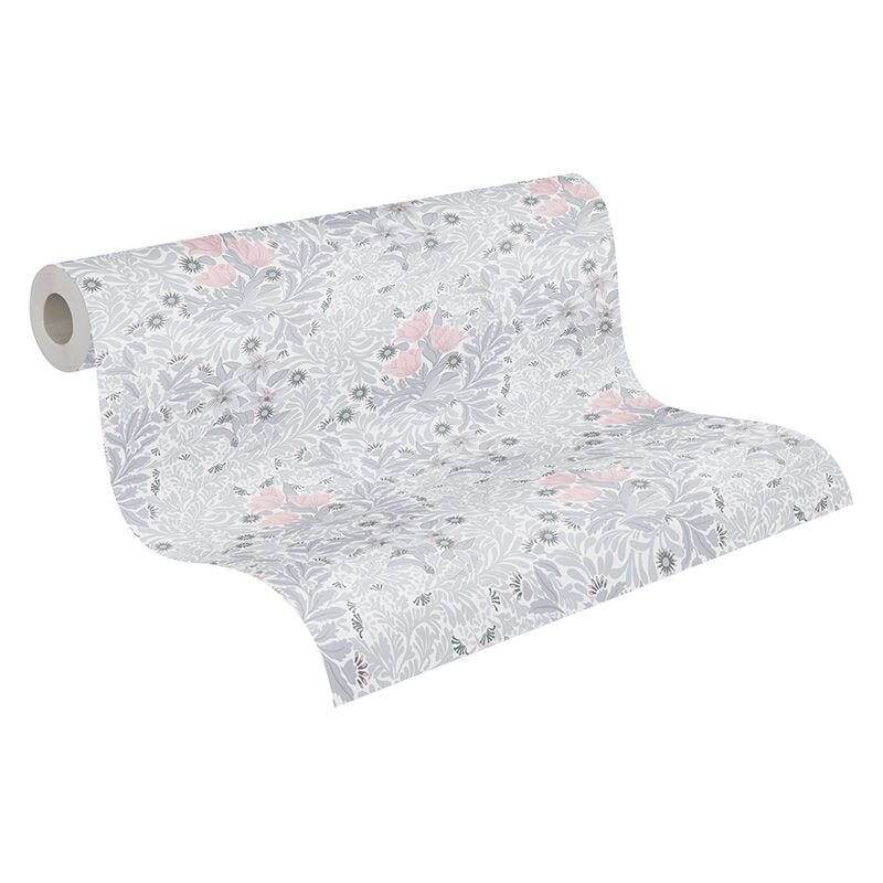 Tapete Grau, Silber, Rosa, Rose Architects Paper Vliestapete (1043468)