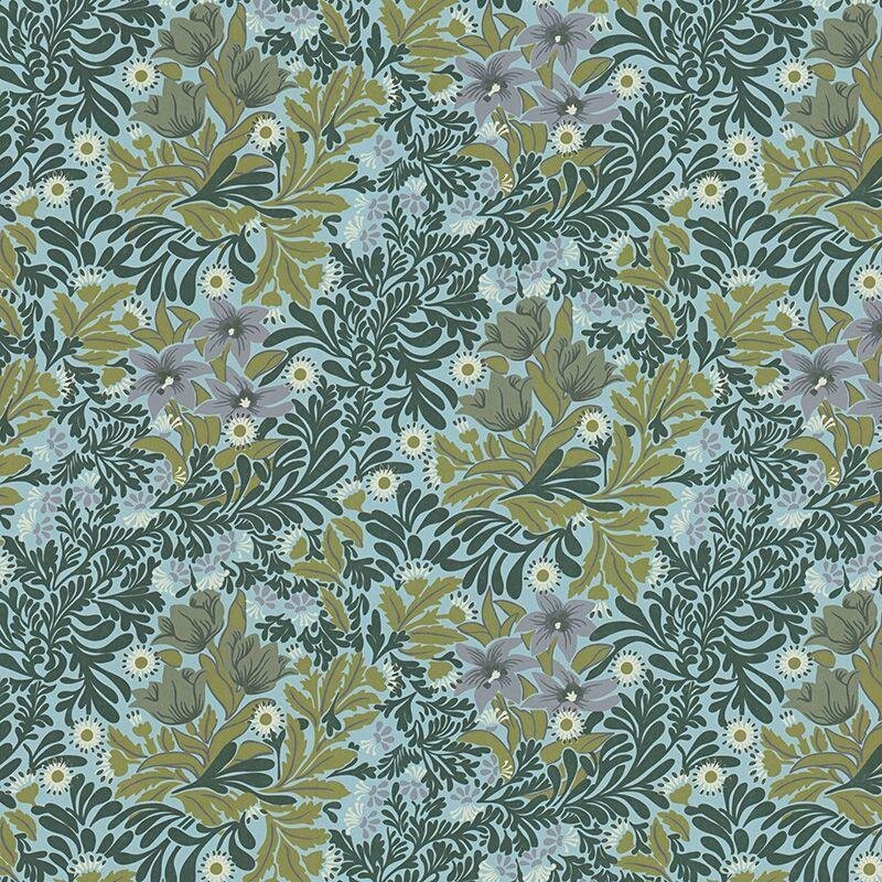 Tapete Blau, Grün, Lila, Flieder Architects Paper Vliestapete (1043465)