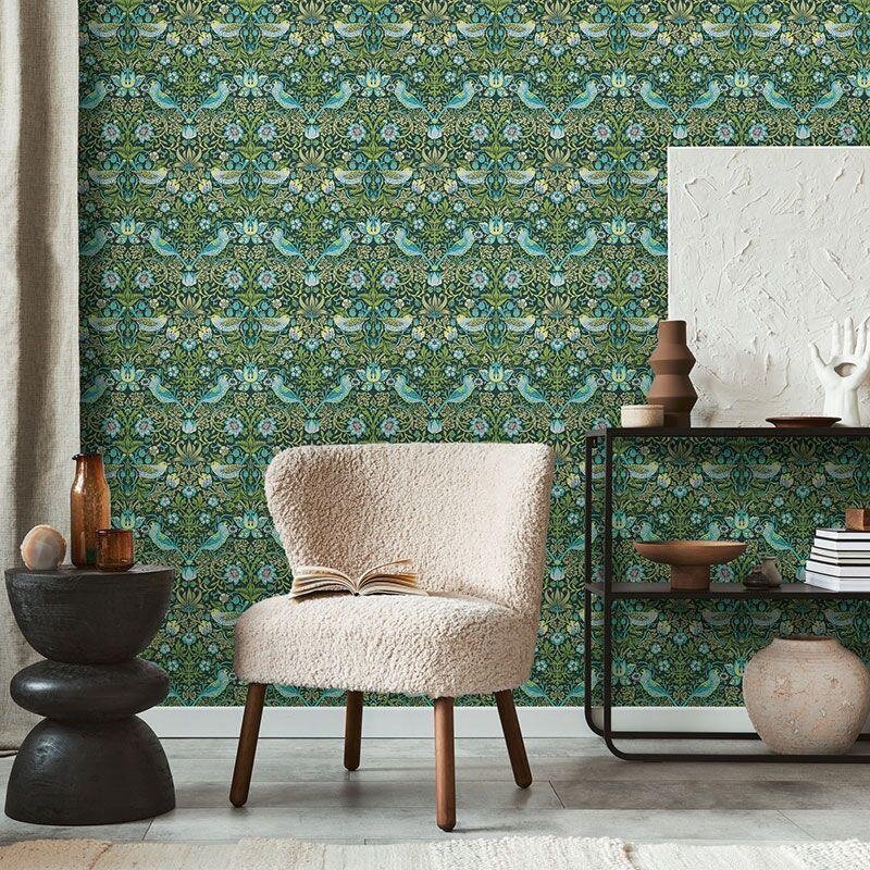 Tapete Grün, Türkis Architects Paper Vliestapete (1043460)