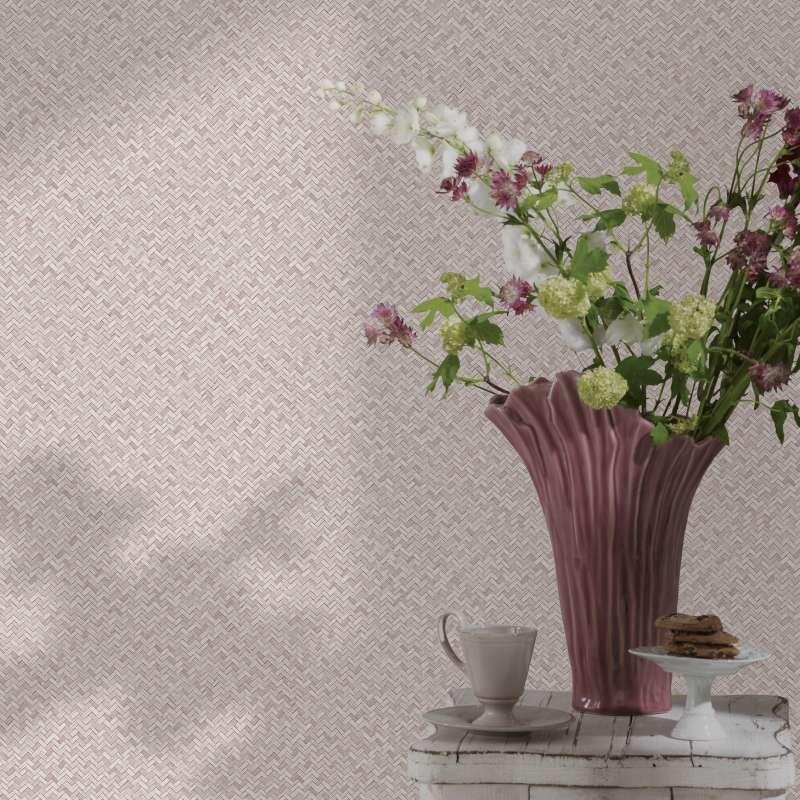 Tapete Rosa Marburg Vliestapete (1043413)