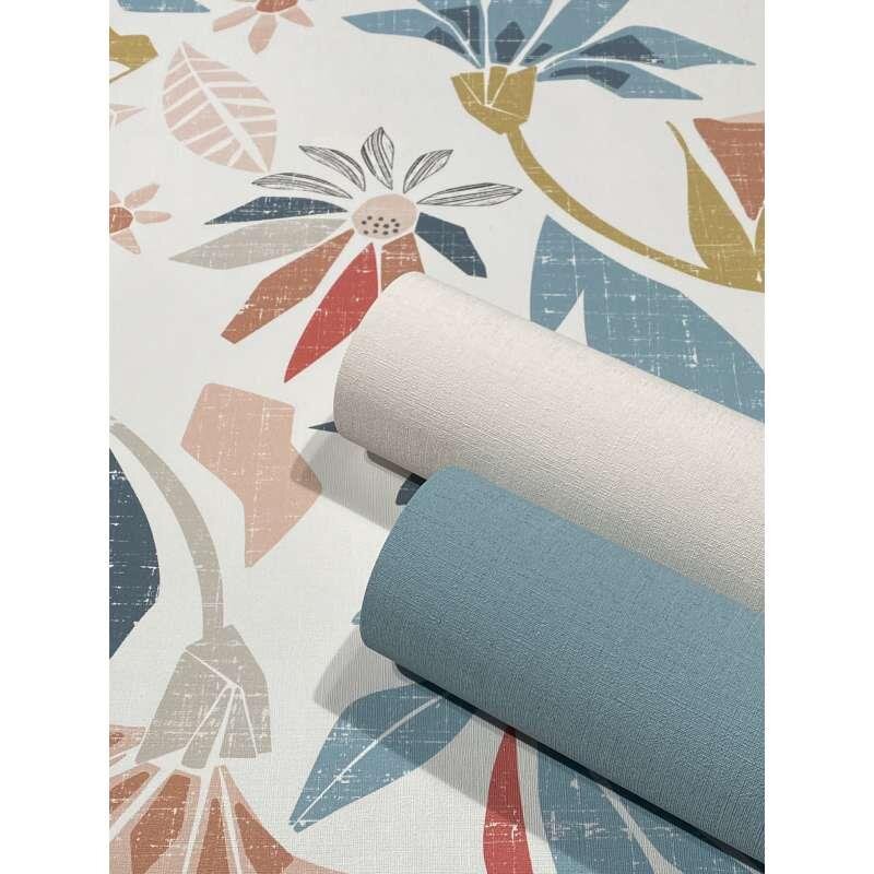 Tapete Bunt, Weiß Marburg Vliestapete (1043398)