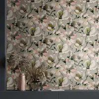 Tapete Grau, Beige, Greige Marburg Vliestapete (1043395)