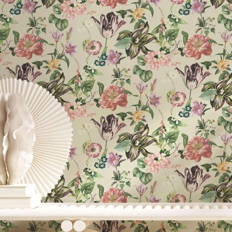 Tapete Bunt, Greige Marburg Vliestapete (1043392)